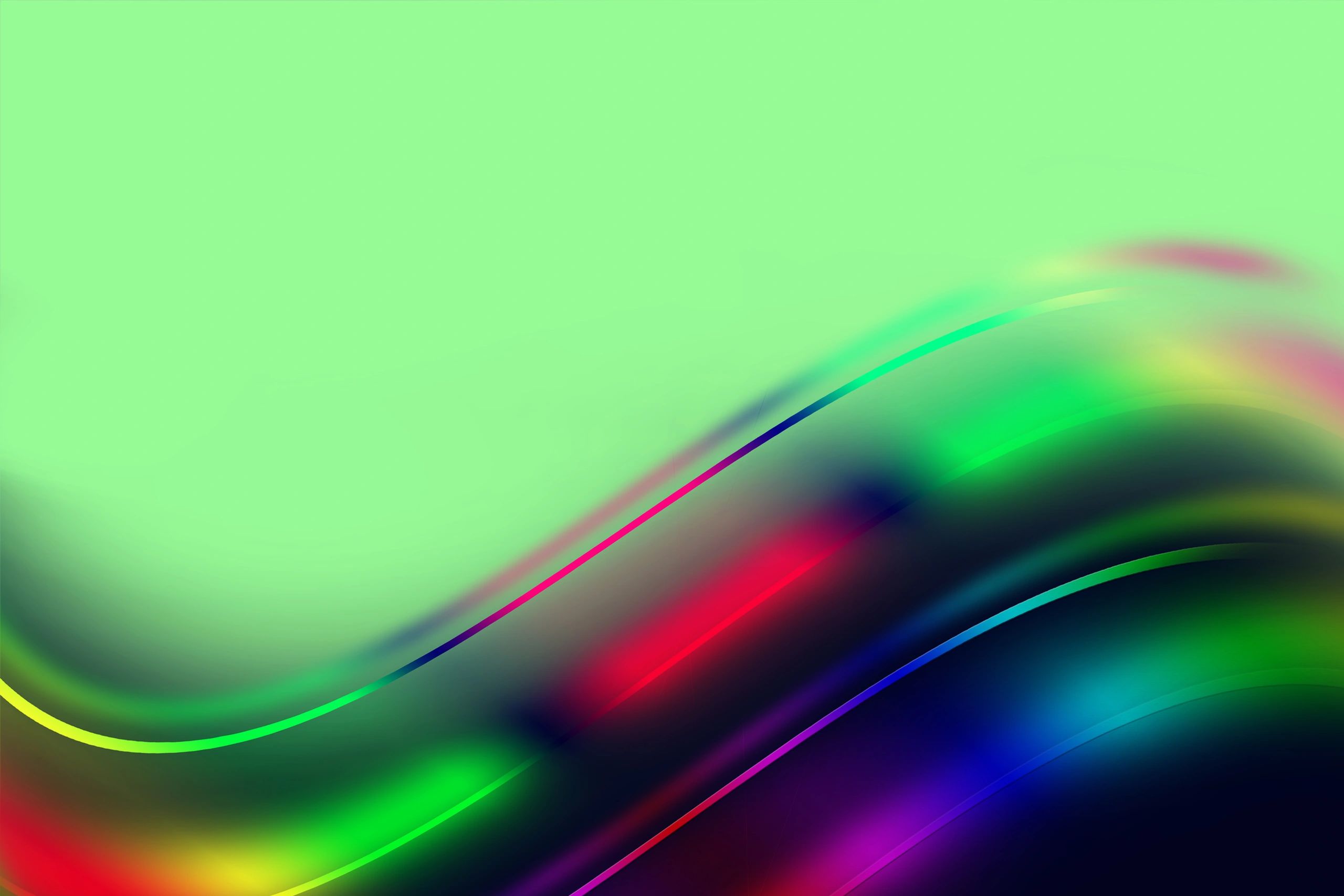 Abstract colorful wave background